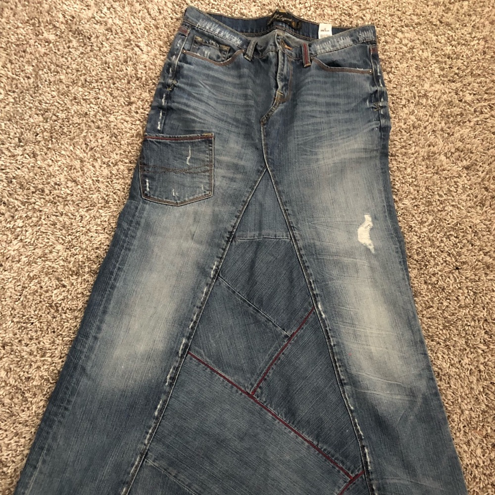 jean skirt